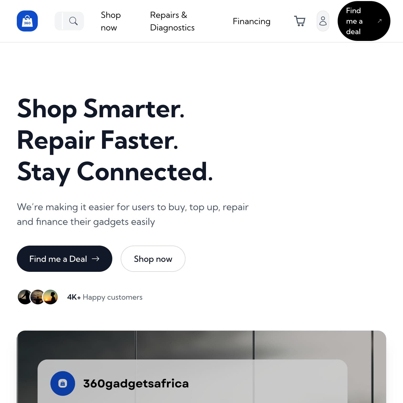 360Gadgets Africa — E-commerce & Instant Digital Services Platform